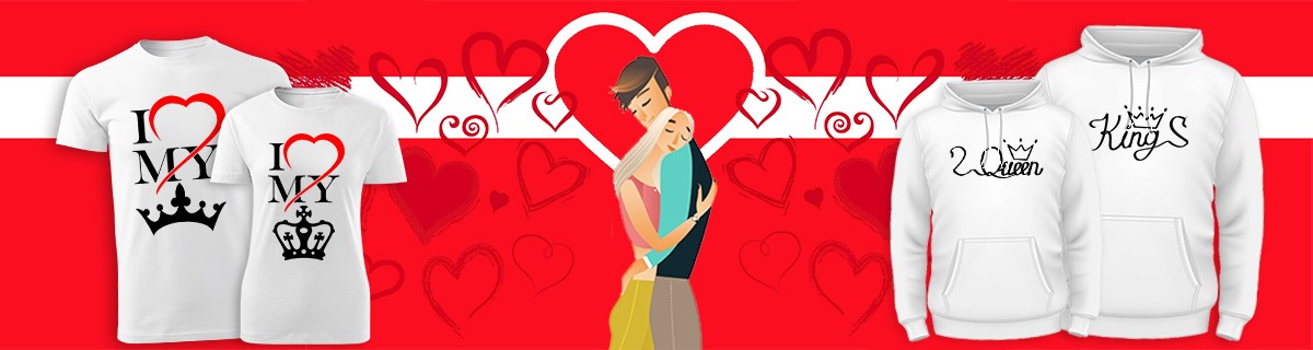 Páros pólók szerelmeseknek, pároknak