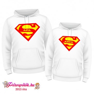 Egyedi gyártású Páros kapucnis kenguruzsebes pulóverek