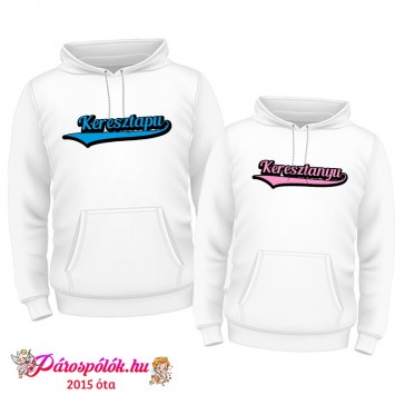 Egyedi gyártású Páros kapucnis kenguruzsebes pulóverek