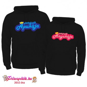 Egyedi gyártású Páros kapucnis kenguruzsebes pulóverek