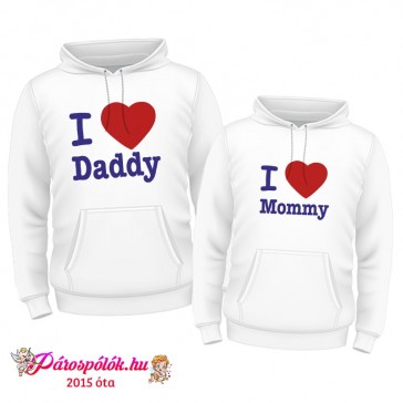 Egyedi gyártású Páros kapucnis kenguruzsebes pulóverek