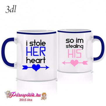 Egyedi gyártású Páros bögre