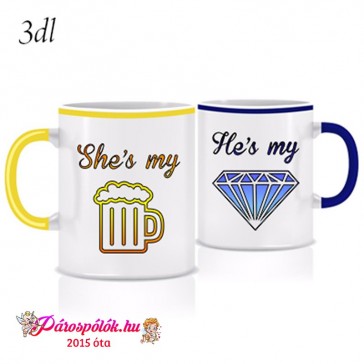 Egyedi gyártású Páros bögre