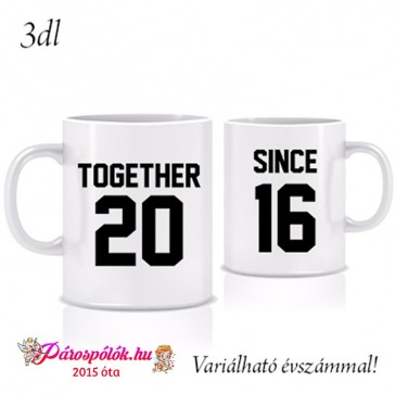 Egyedi gyártású Páros bögre